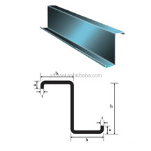 Z/C Beam Purlin Z Beam Acero Galvanizado Precio pintado, galvanizado como se requiere 1.5-3.0 mm yingdong no perforado ± 3%